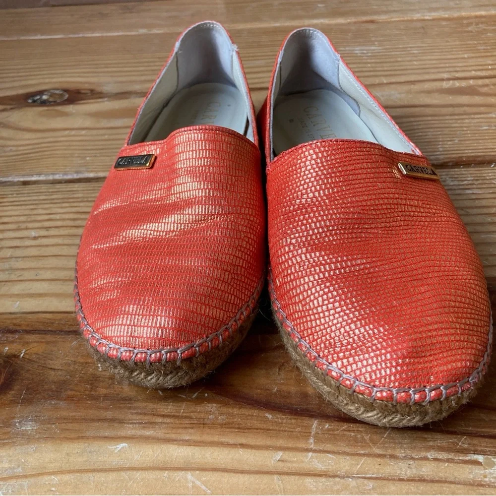Carvela Orange Women's Espadrille Shoes Size EU 37/US 7